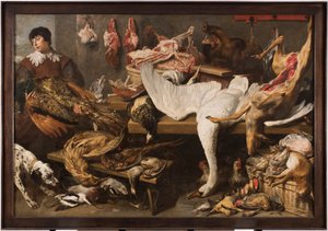 Een Wildkraam door Frans Snyders or Snijders